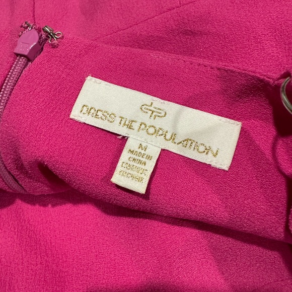 Dress the population Barbie pink dress - Picture 4 of 9